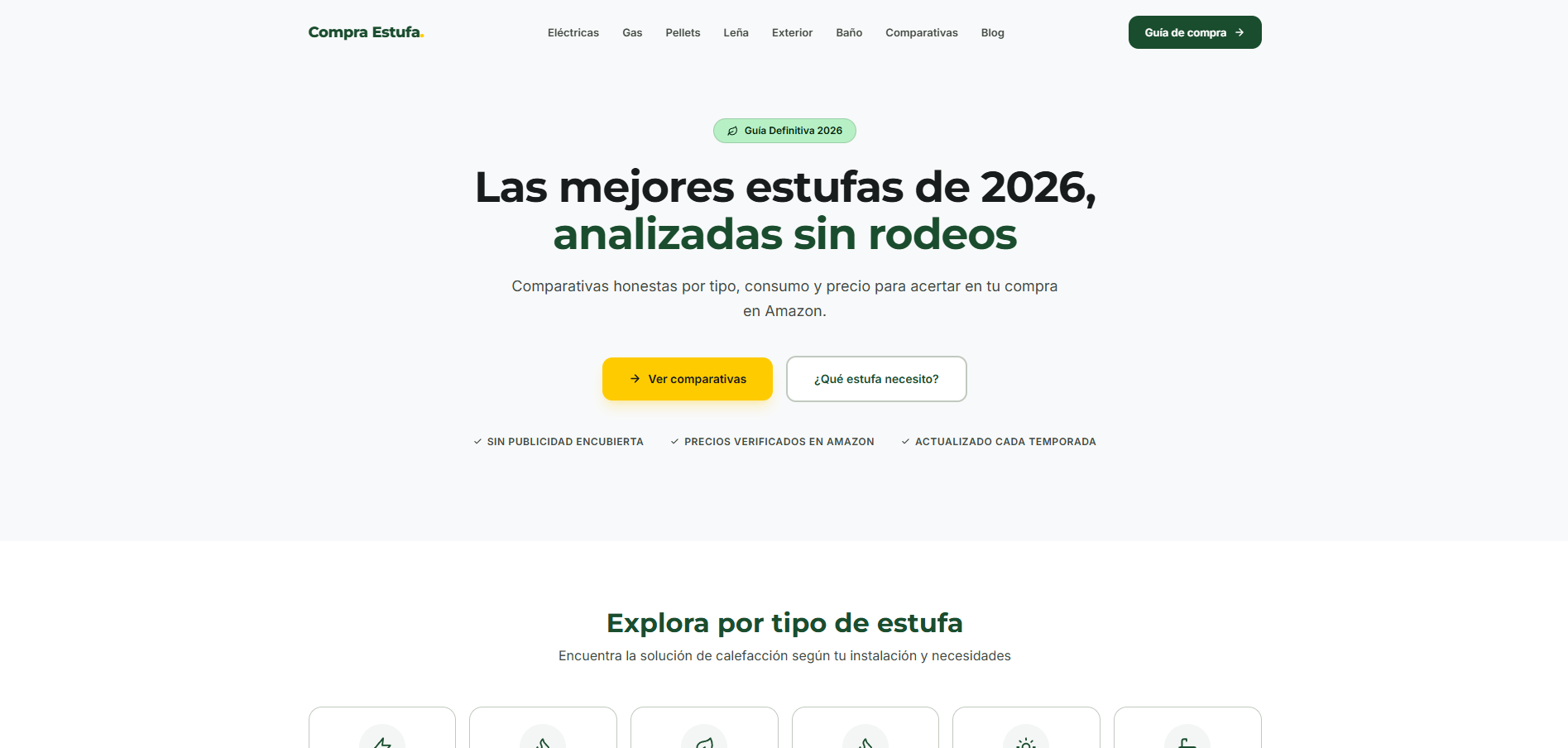 Proyecto Compra Estufa Online — Daruma Producciones