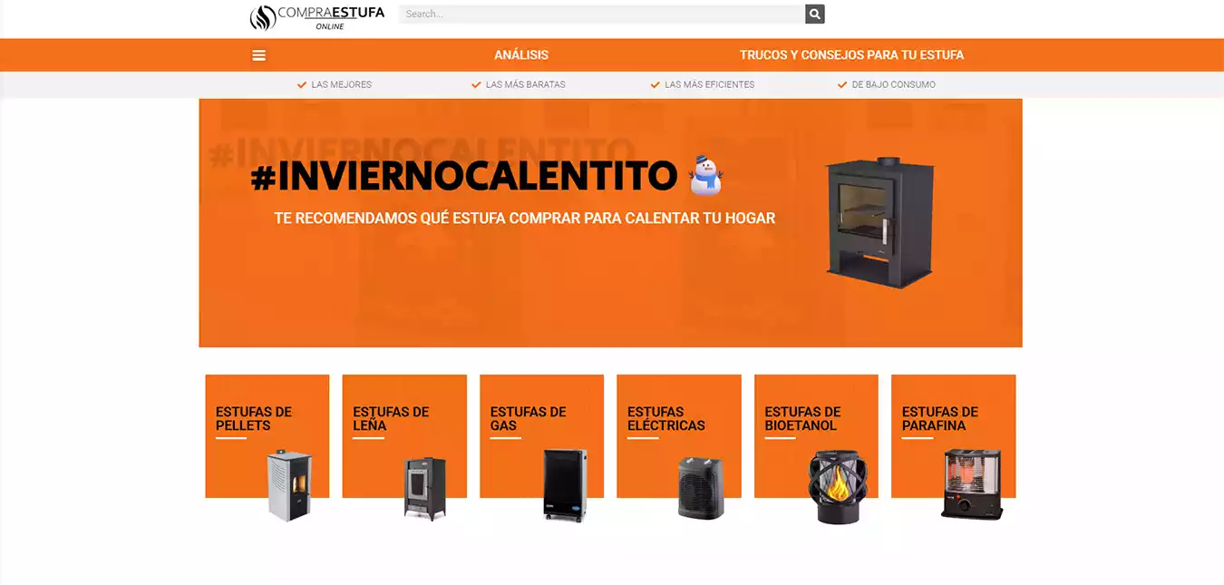 Compraestufa ecommerce tienda online